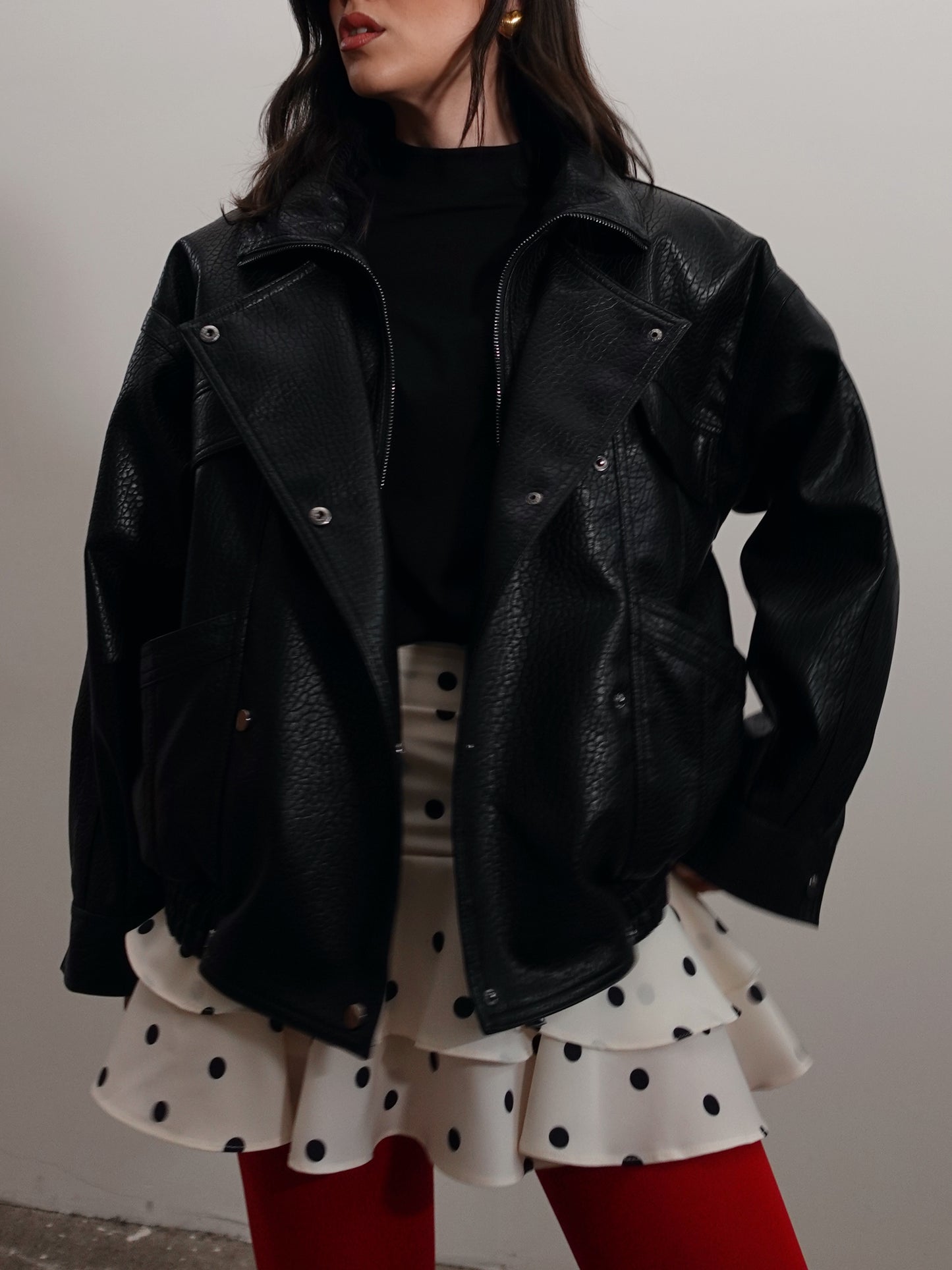 CHIODO JAPAN IN ECOPELLE - NERO 16182