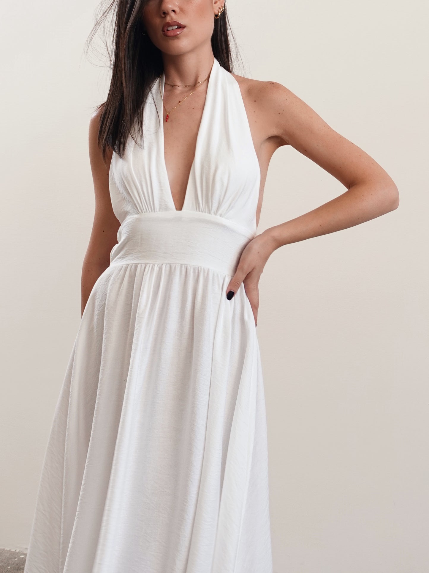 LONG DRESS ATHENA - BIANCO 26859