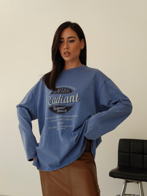 LONG-SLEEVE RADIANT - CERULEO 26205