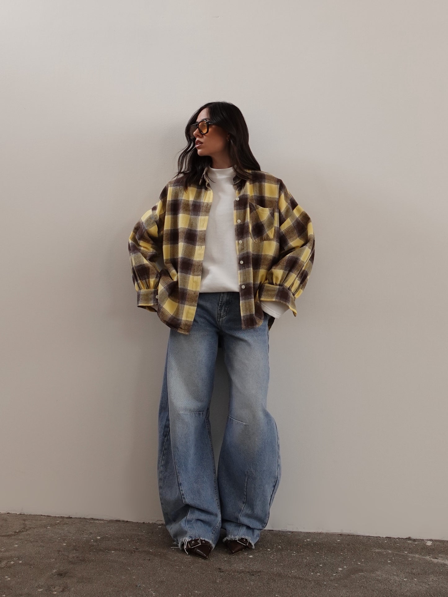 JEANS SKATER BALLOON FIT - LAVAGGIO CHIARO 2044