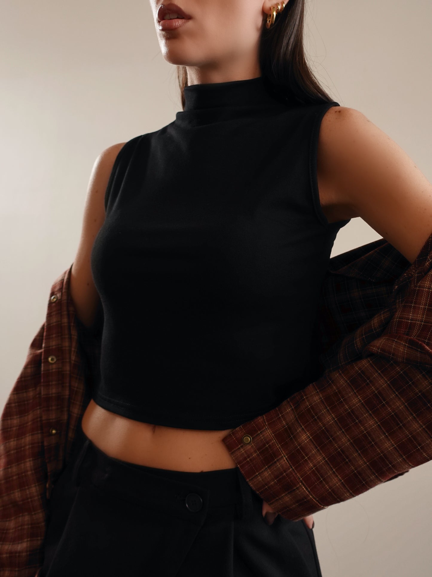 SET CAMICIA A QUADRI + CANOTTA - COCCIO 50206