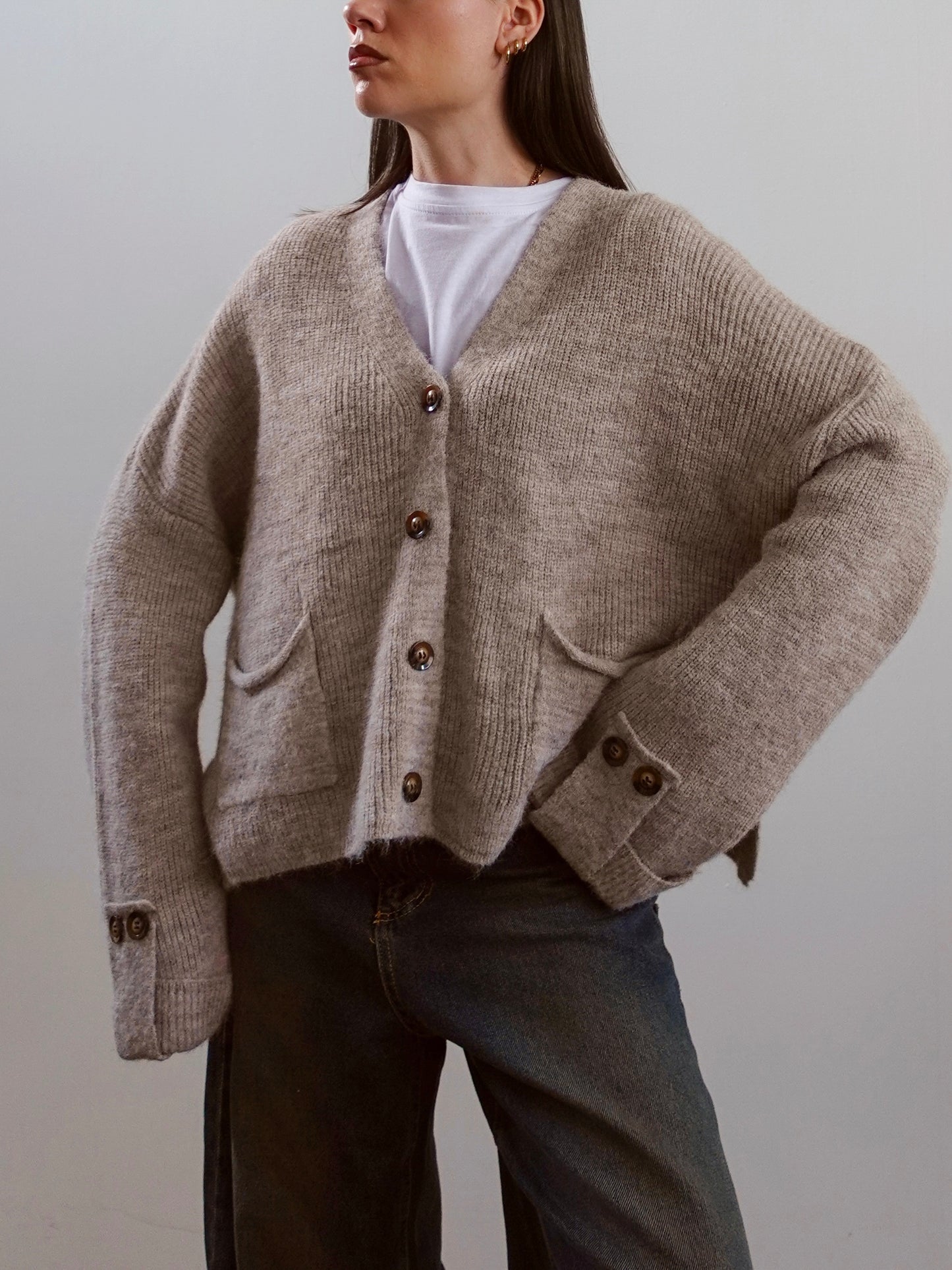 CARDIGAN IN LANA COURMAYEUR (+ COLORI) 7100