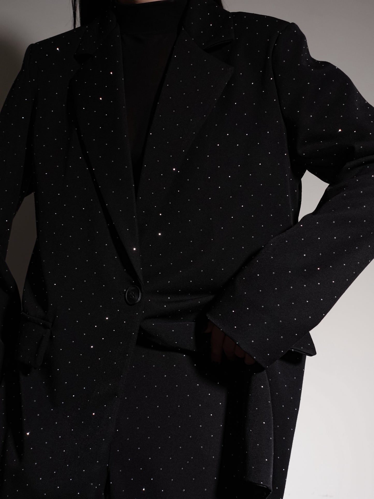 GIACCA SHINE - NERO 9001