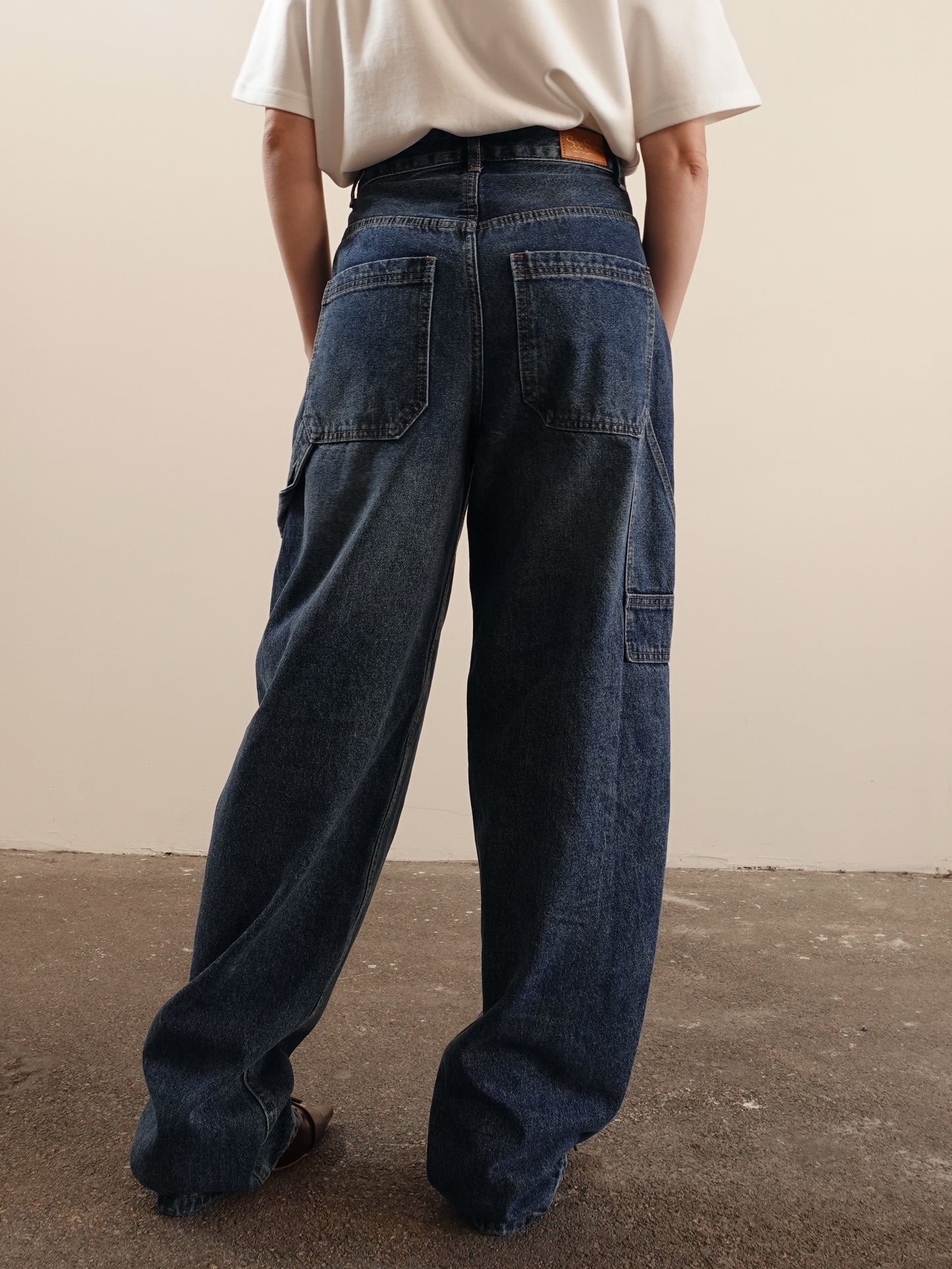 JEANS CARPENTER BAGGY FIT - DENIM MEDIO 3449