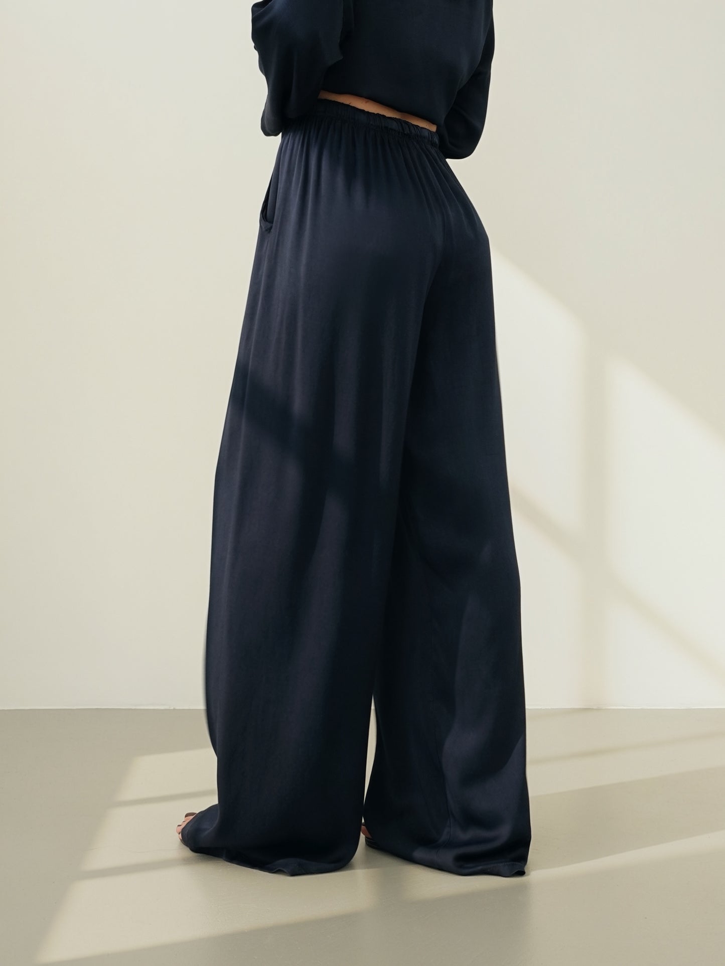PANTALACCIO SATIN - BLU NOTTE 24205