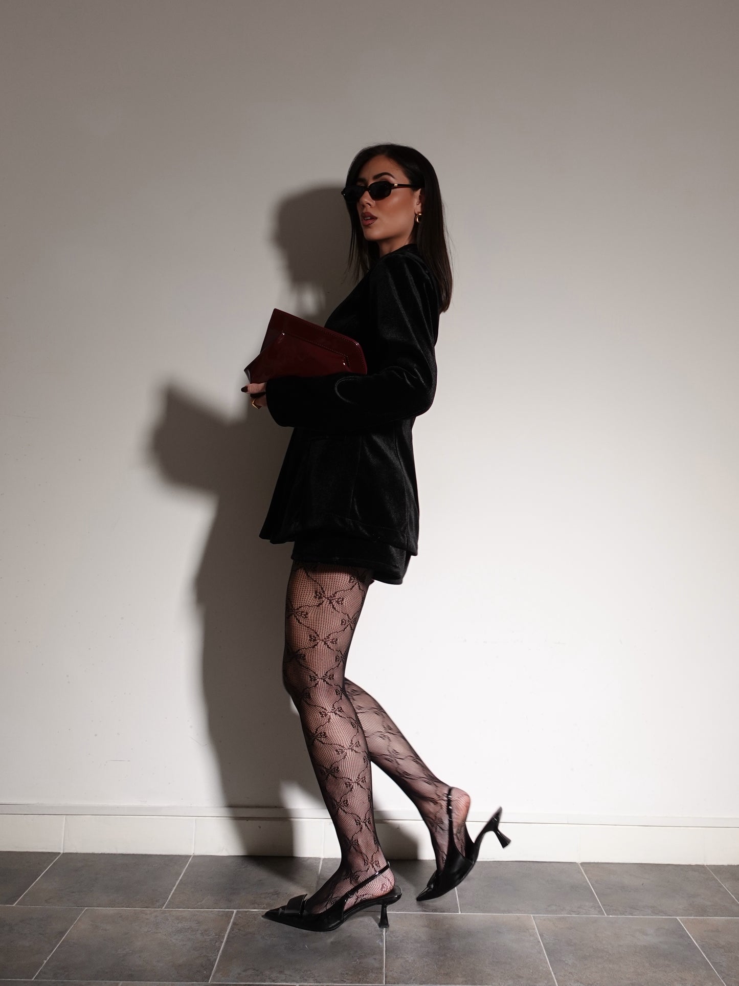 COORDINATO VELVET - NERO 45058/45059