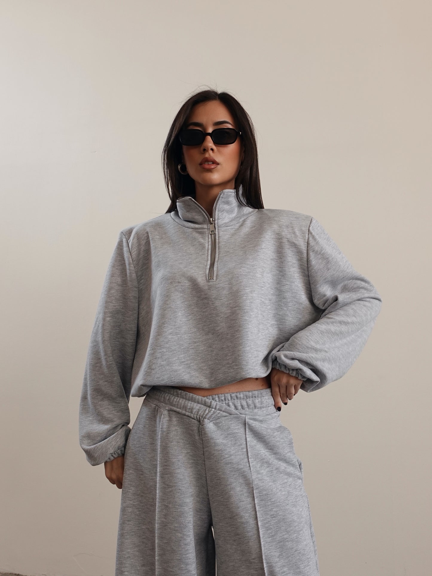 COORDINATO TUTA BALLOON RAJA - GRIGIO 0102