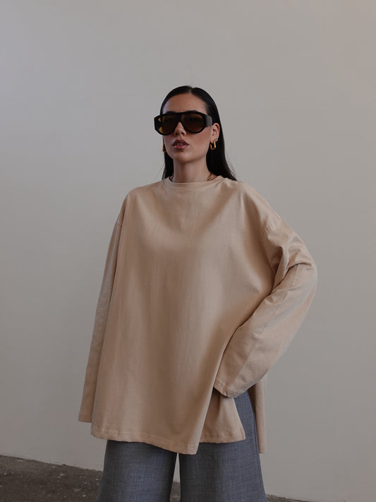 LONG-SLEEVE BASIC 2.O - BEIGE 3217