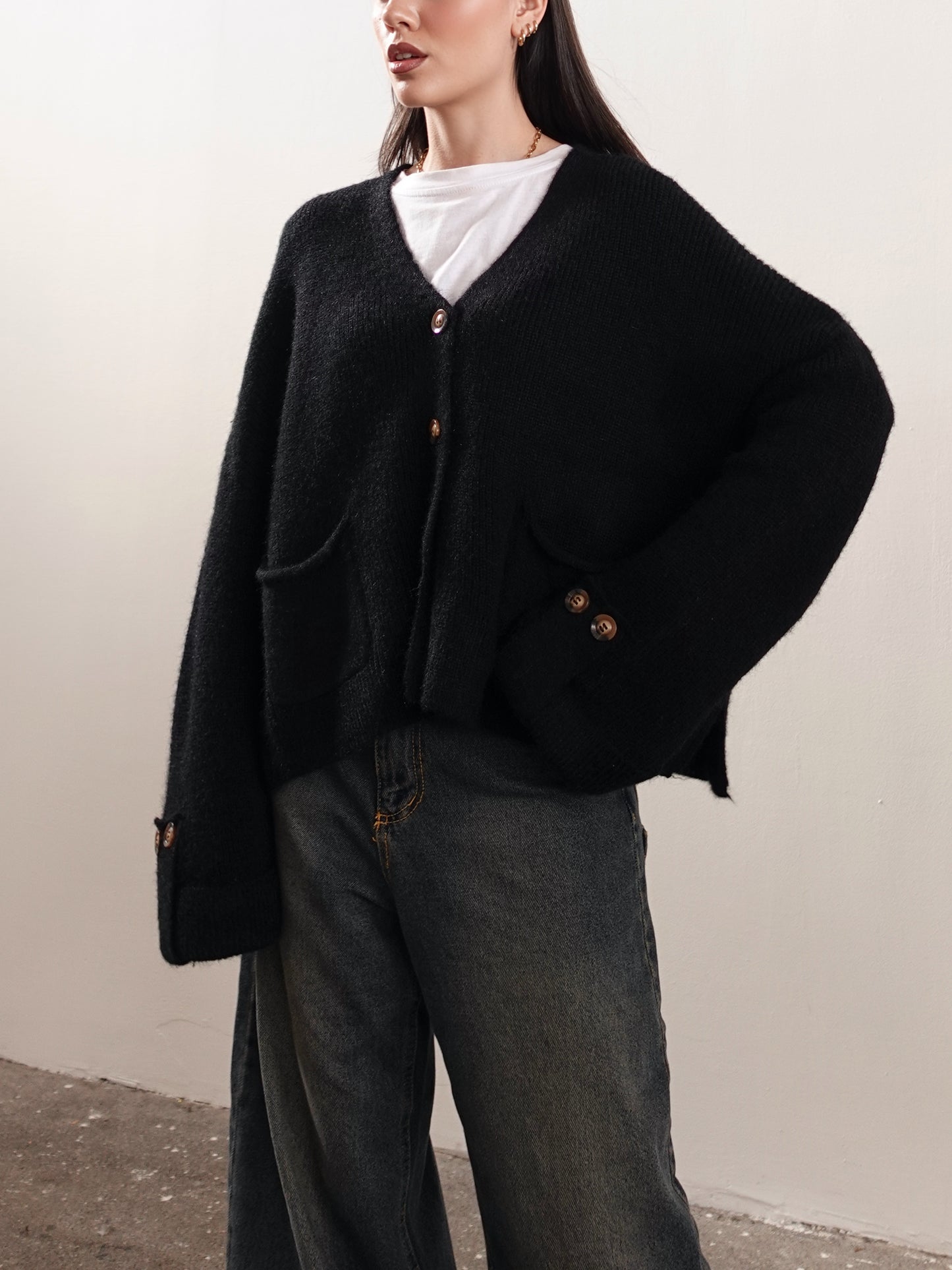 CARDIGAN IN LANA COURMAYEUR (+ COLORI) 7100