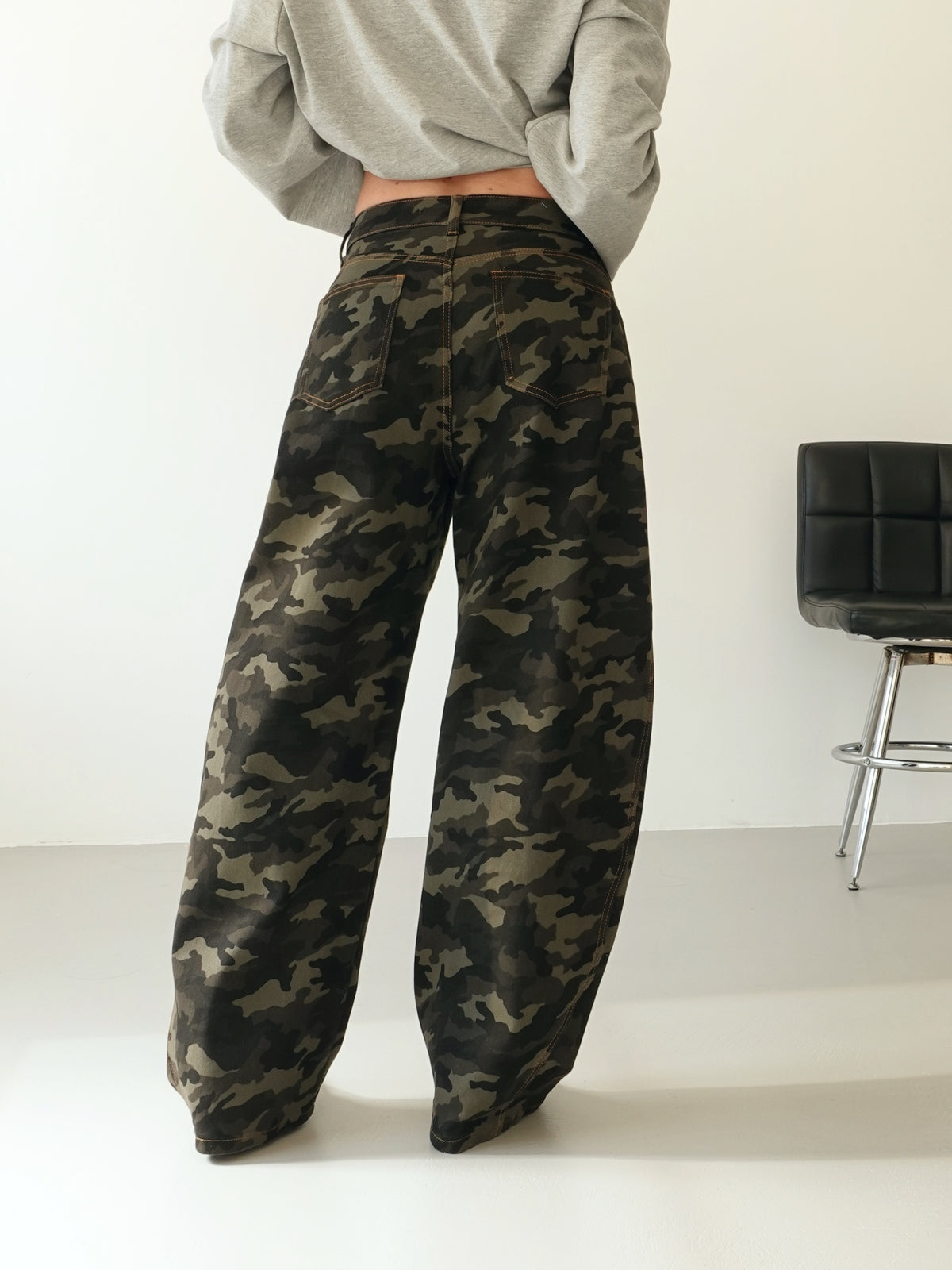 JEANS CAMOUFLAGE MARSHALL - NERO/GRIGIO 2705
