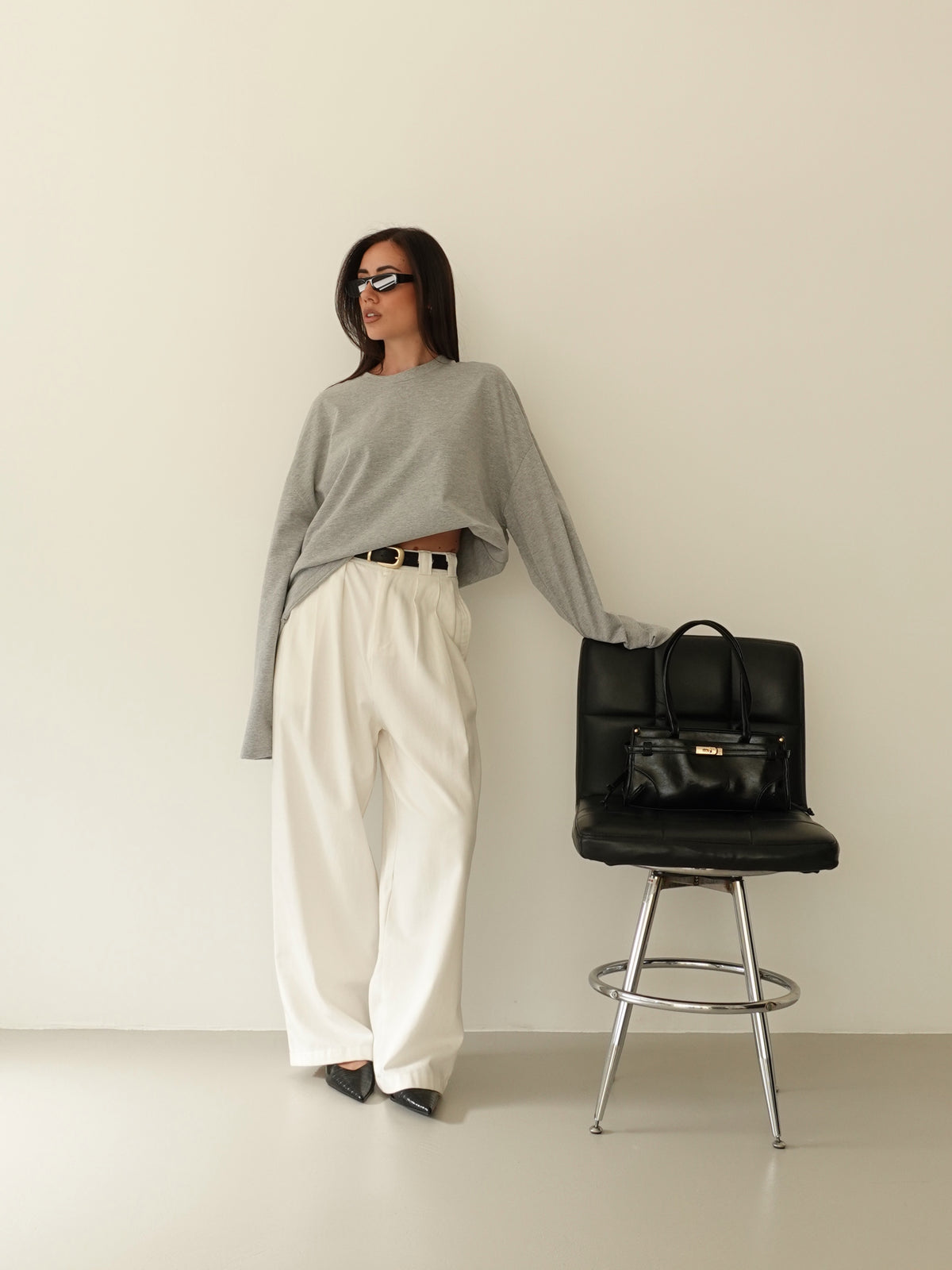 LONG-SLEEVE BASIC LUMINA - GRIGIO LD6024