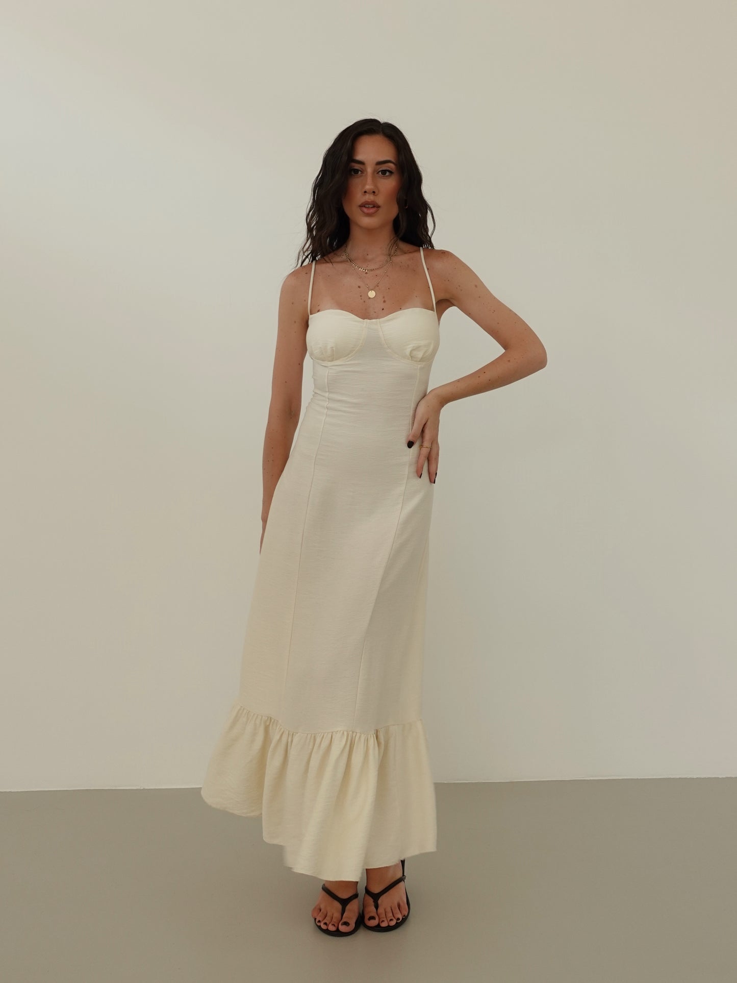 DRESS PLAYA CON COPPETTE - BURRO 7071