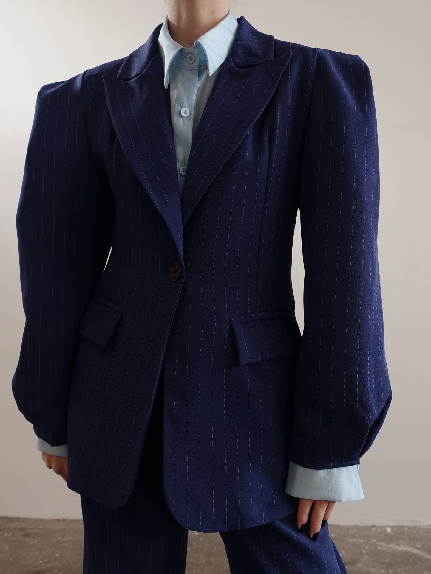 BLAZER GESSATO PRAGA - BLU 13134