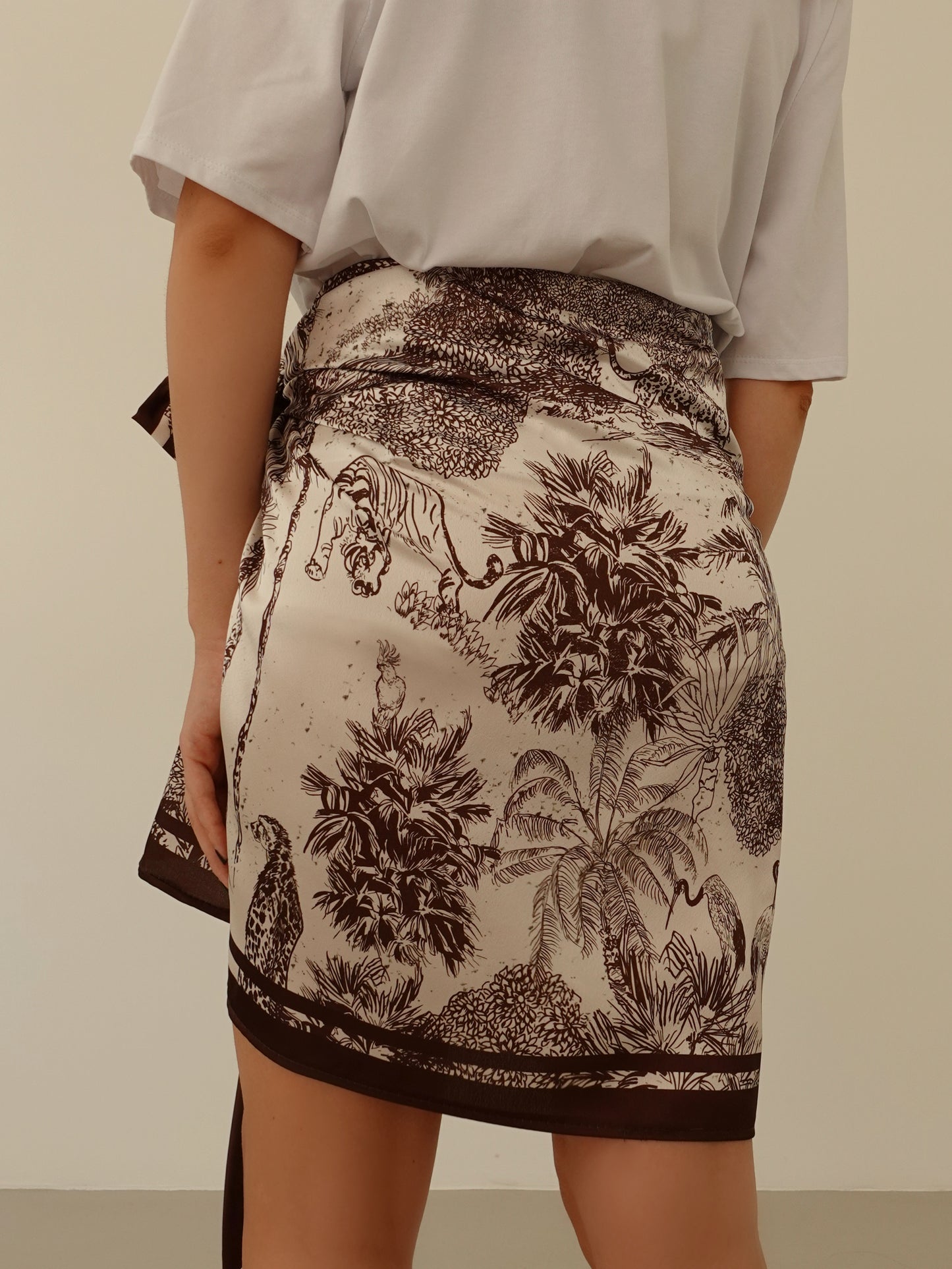 GONNA PAREO JUNGLE - MARRONE 48521