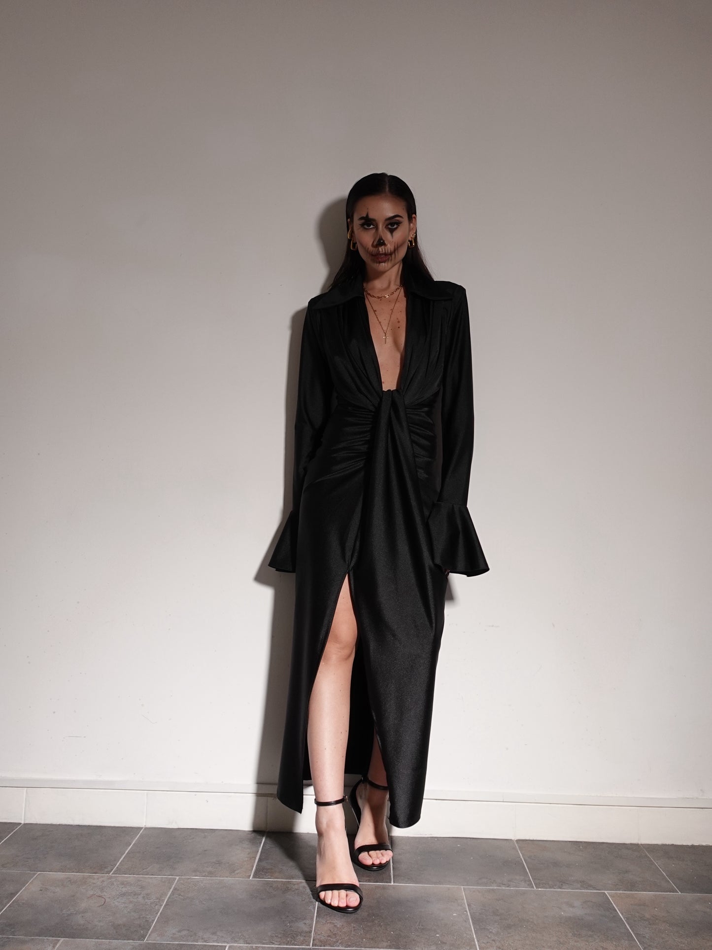 LONG DRESS CRUDELIA - NERO 14321