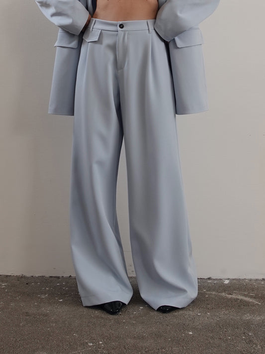 PANTALONI A PALAZZO CANDY - POLVERE 12639