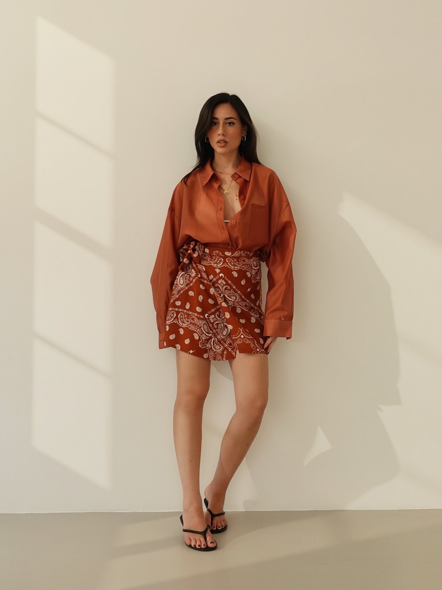 CAMICIA VELATA COLORFUL - COCCIO 6808