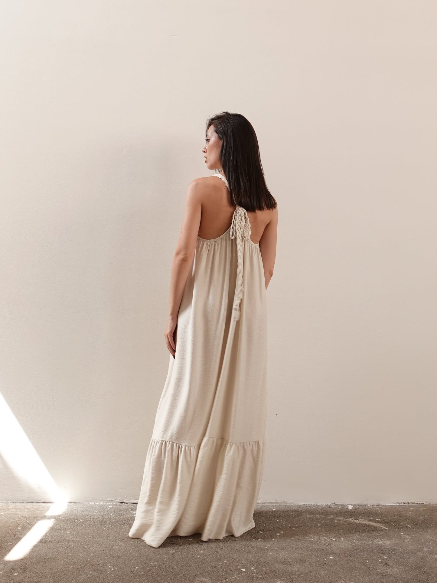 LONG DRESS ROPE - BEIGE 5538