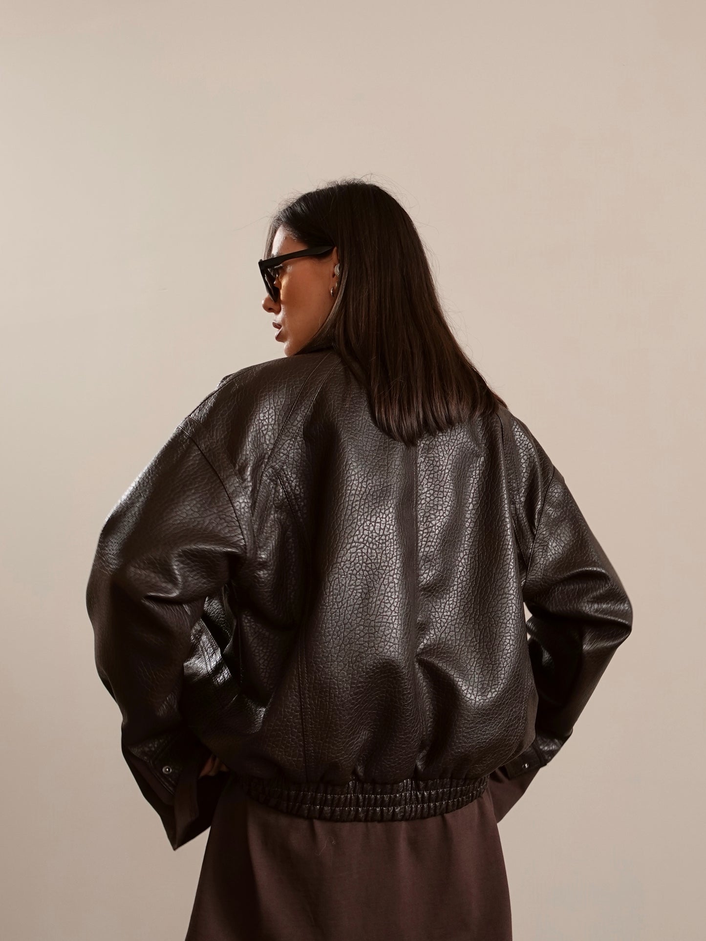 CHIODO JAPAN IN ECOPELLE - CIOCCOLATO 16182