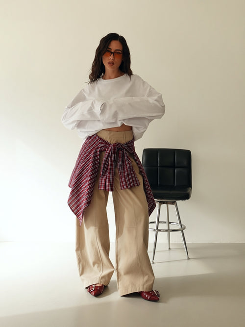 LONG-SLEEVE BASIC LUMINA - BIANCO LD6024