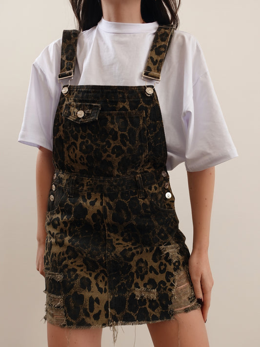 SALOPETTE WILD - FANGO/NERO 21075