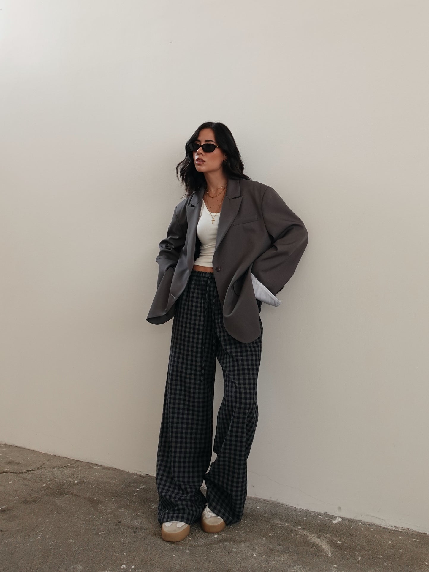 BLAZER OVERSIZE TIMES SQUARE - GRIGIO 3151