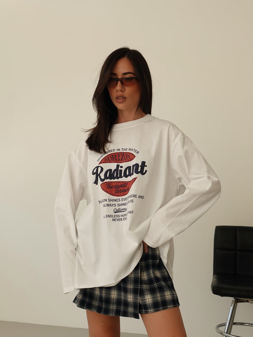 LONG-SLEEVE RADIANT - BIANCO 26205