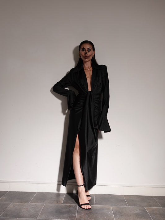 LONG DRESS CRUDELIA - NERO 14321