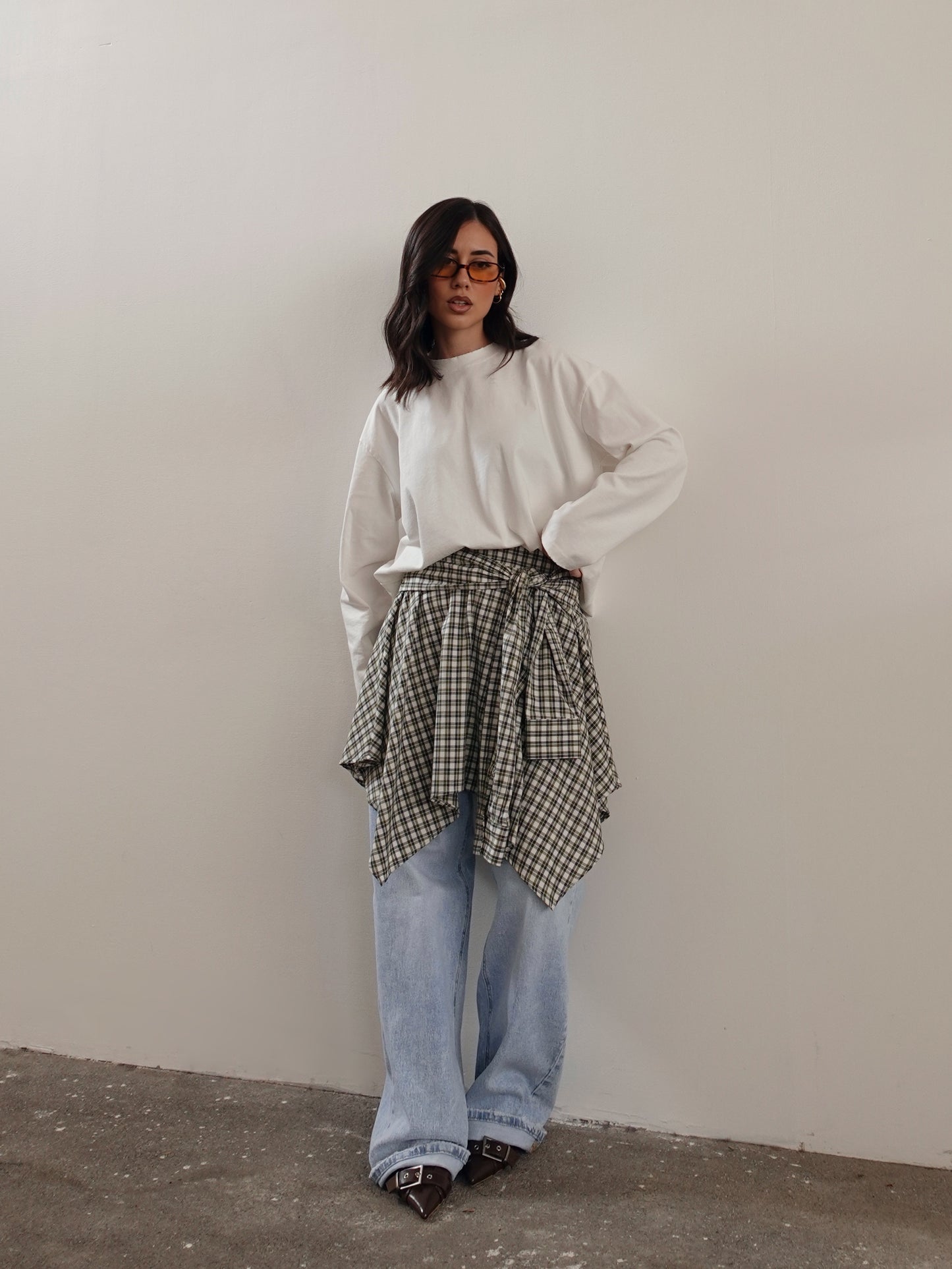 JEANS WIDE LEG LIGHT BLU 5119