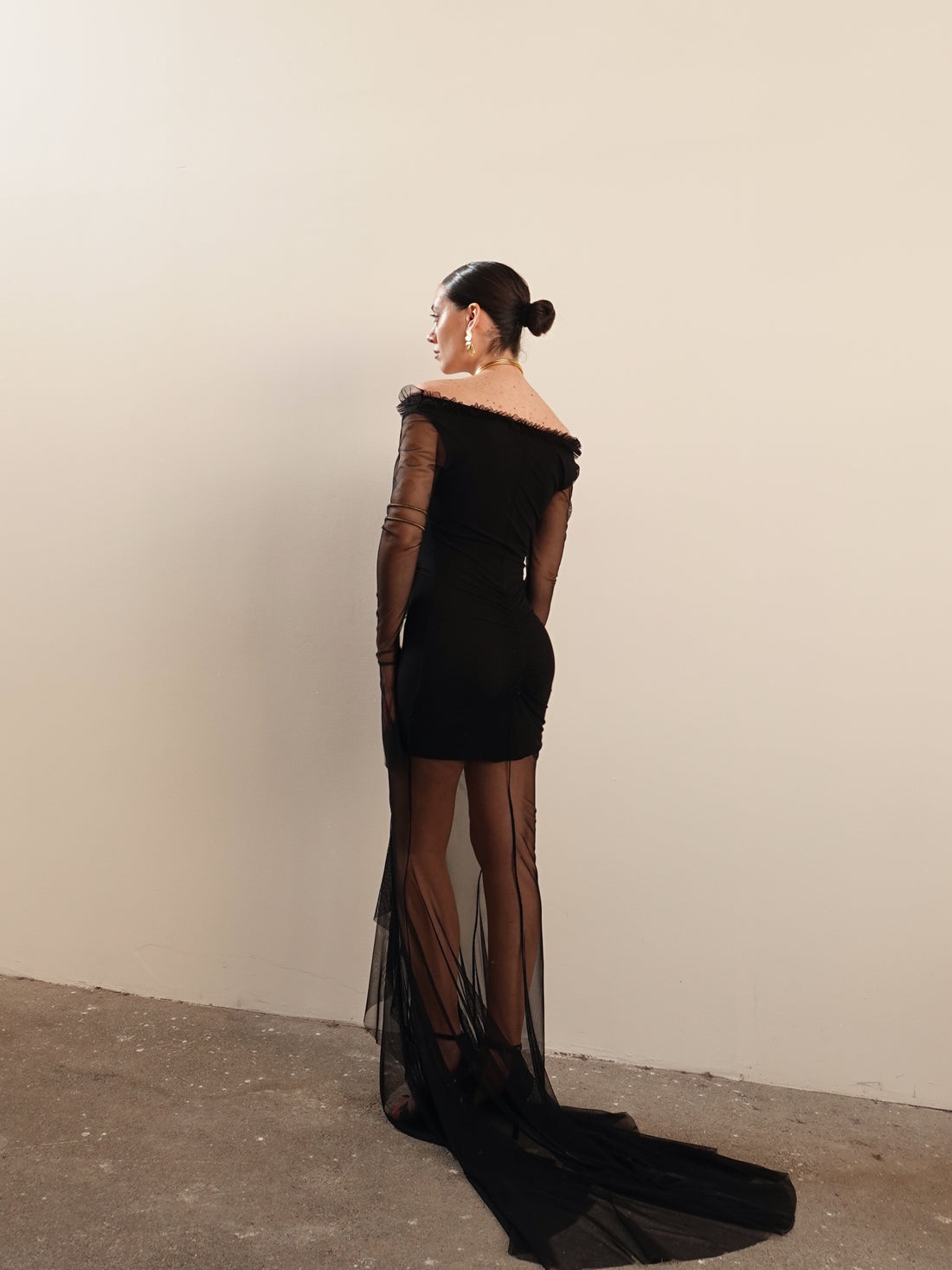 LONG DRESS KENDALL - NERO 1335