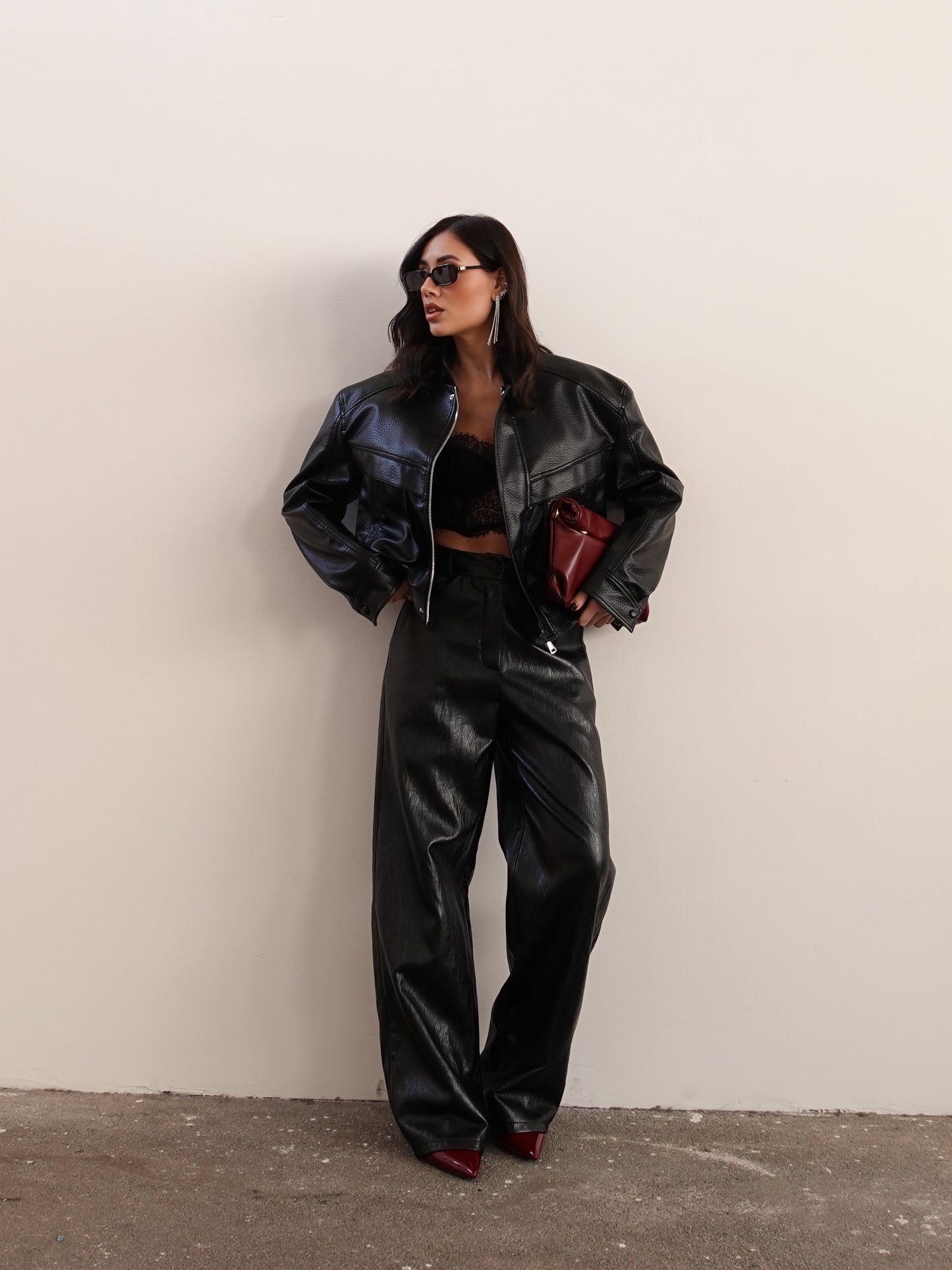 BIKER IN ECOPELLE - NERO 2202