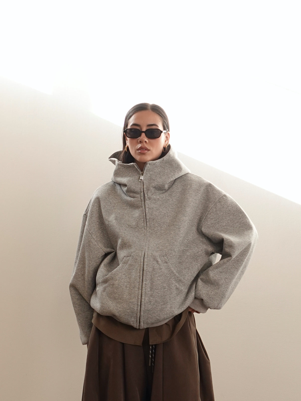 FELPA STREET OVERSIZE - GRIGIO 15833
