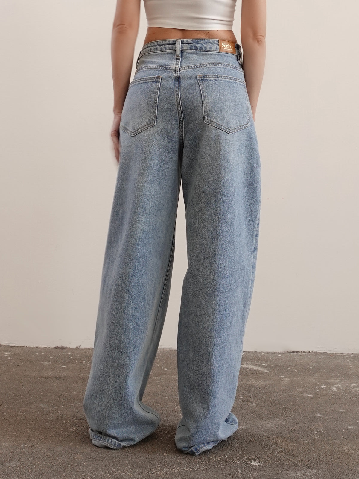 JEANS CRISS CROSS WIDE LEG - LAVAGGIO MEDIO 3390