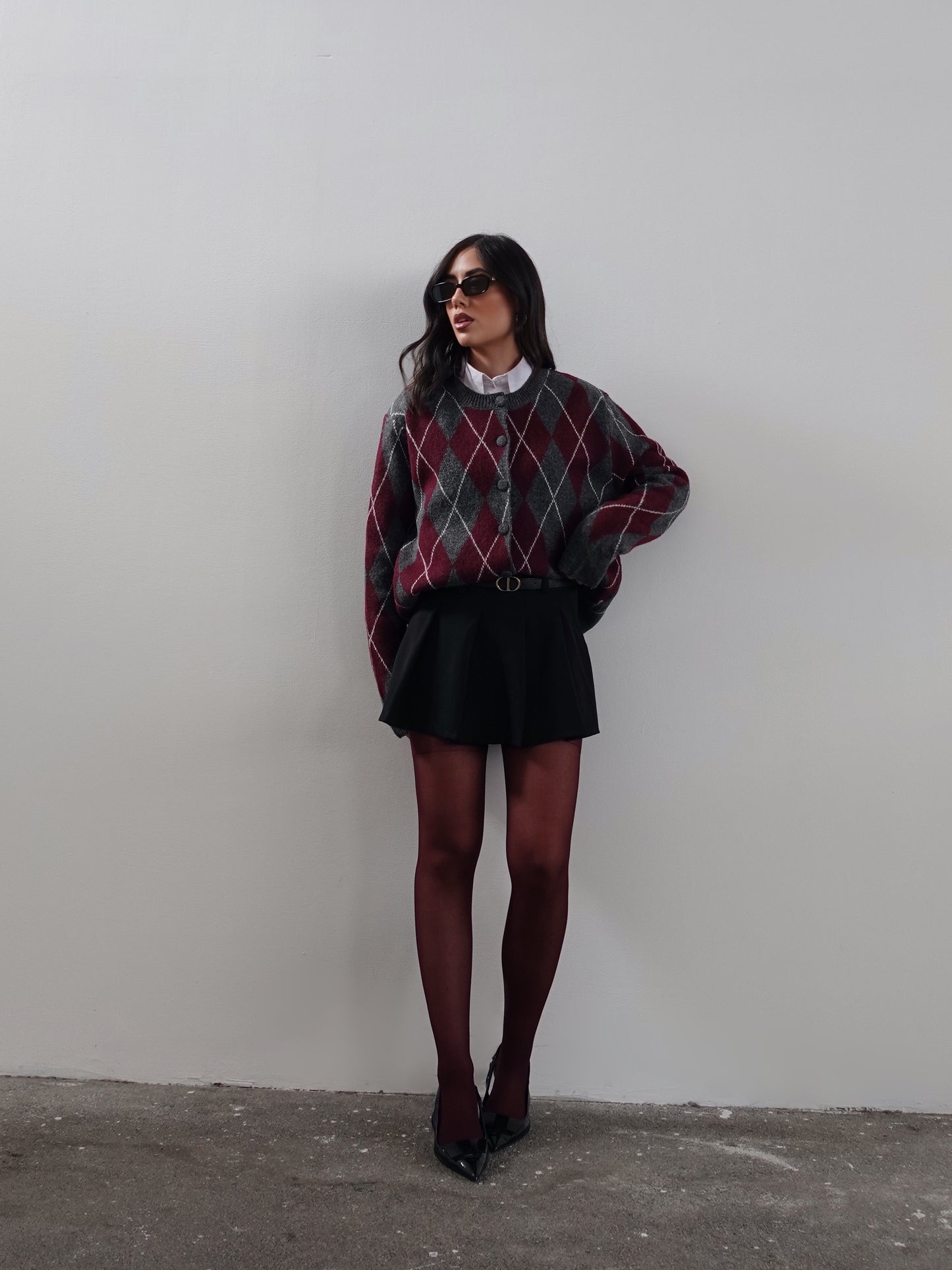 PANTAGONNA CON CINTURINO - NERO 17211