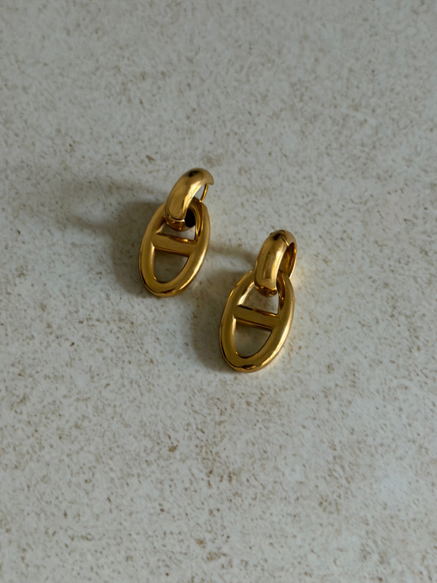 ORECCHINI OVALI DIANA - ORO