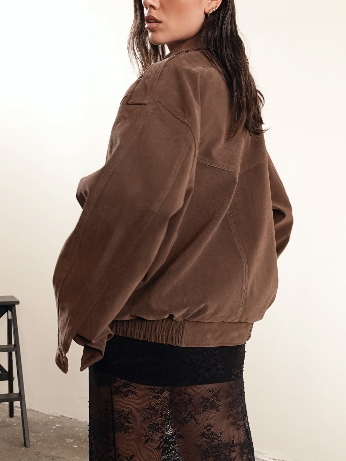 GIACCA SCAMOSCIATA CON TASCONI - TERRA 30148