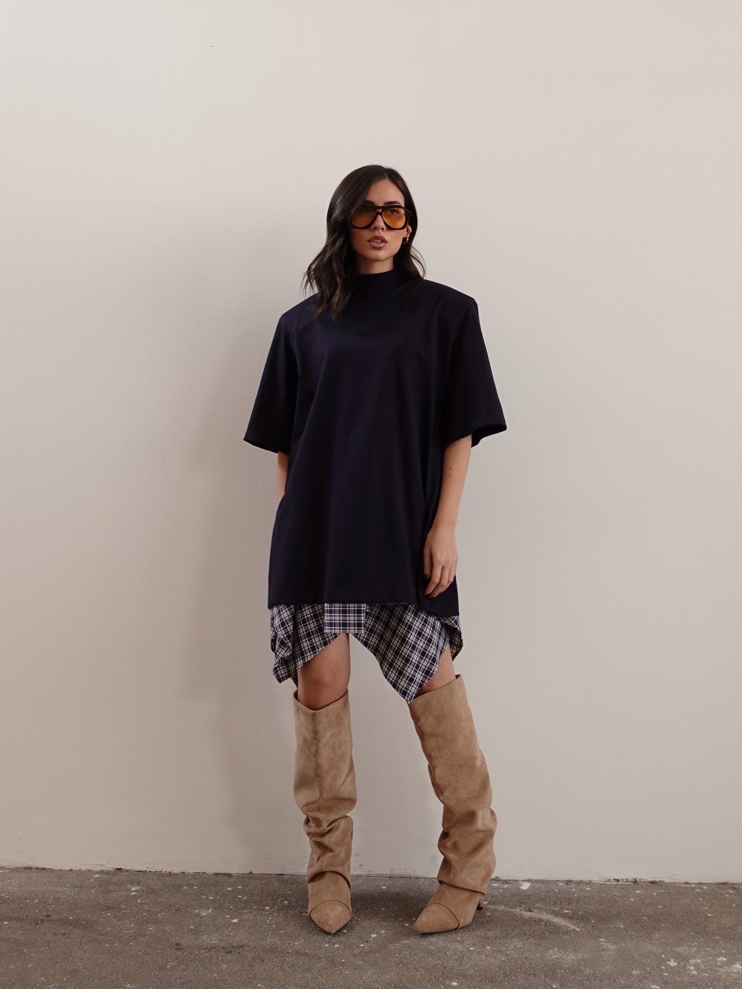 T-SHIRT GILDA CON SPALLINE - BLU