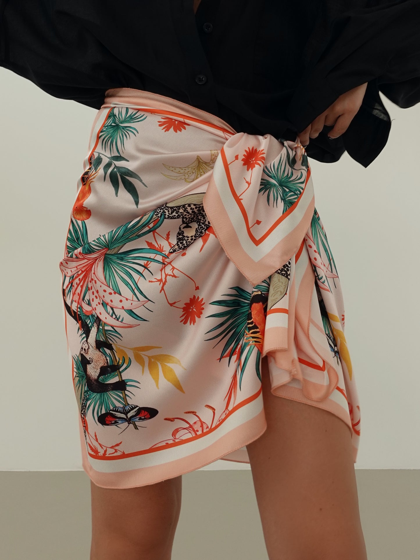 GONNA PAREO TROPICAL - ROSA 6934