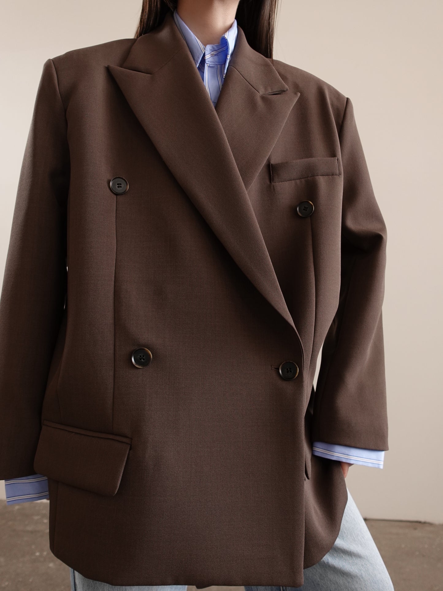 BLAZER MAN DOPPIOPETTO - CAFFE' 25262