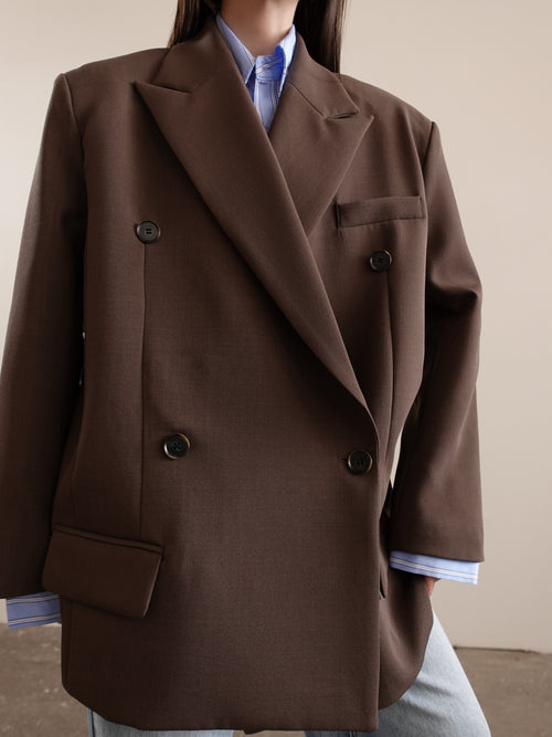 BLAZER MAN DOPPIOPETTO - CAFFE' 25262