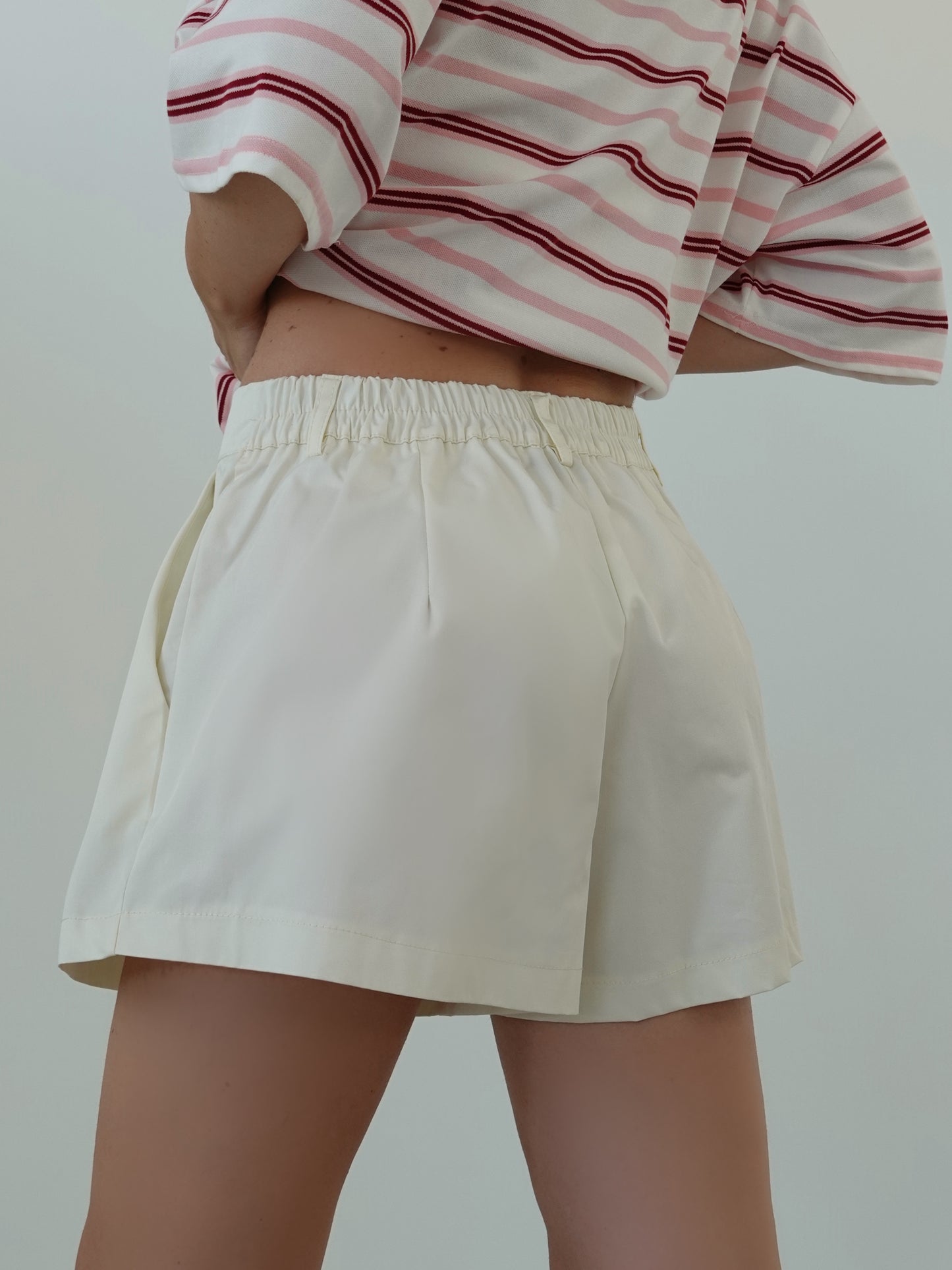 SHORTS 100% COTONE - PANNA 12685