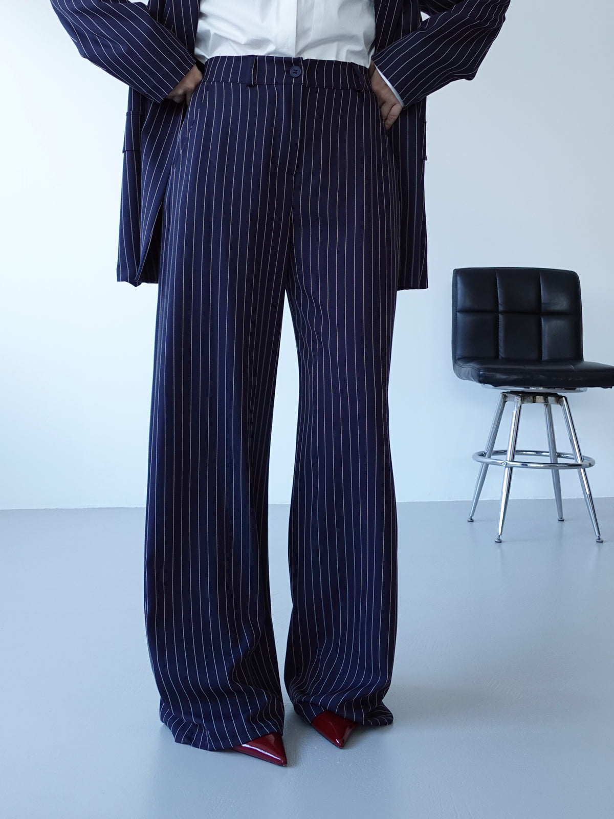 TAILLEUR GESSATO TIMES SQUARE - BLU 63775