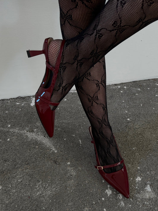 SLINGBACK CON CINTRINO - BORDEAUX 95-115