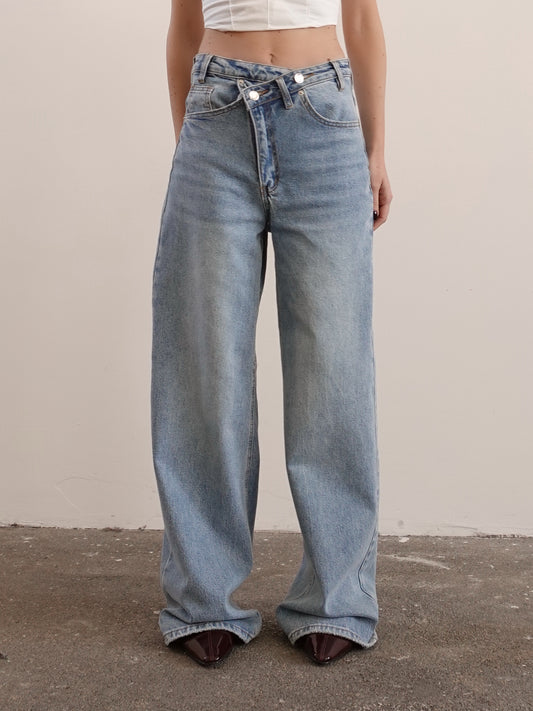 JEANS CRISS CROSS WIDE LEG - LAVAGGIO MEDIO 3390