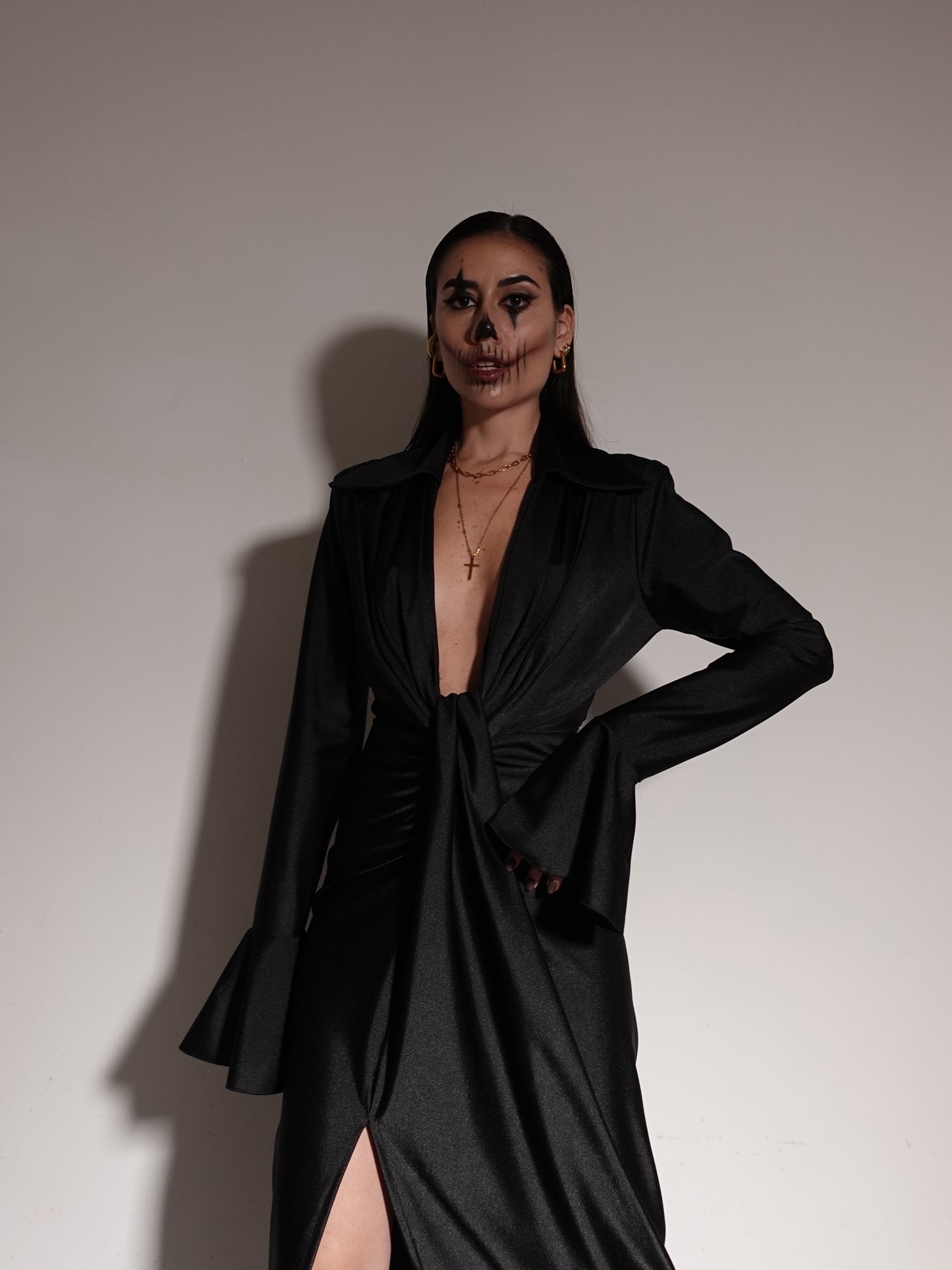 LONG DRESS CRUDELIA - NERO 14321