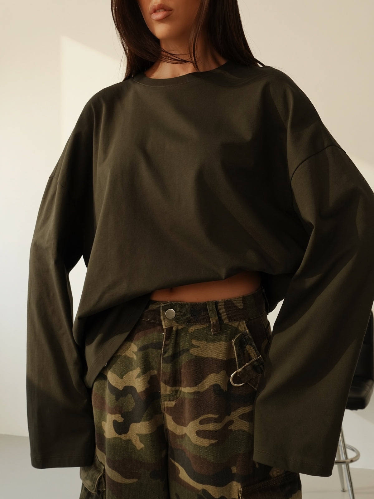 LONG-SLEEVE BASIC LUMINA - VERDE LD6024