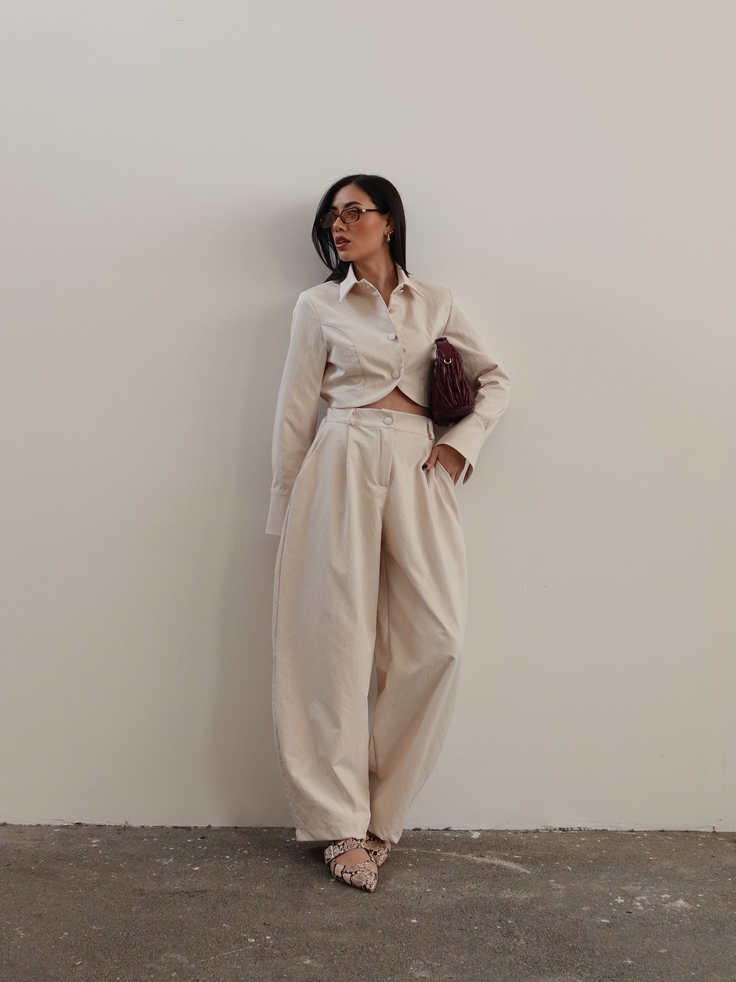 COORDINATO BALLOON VICKY - BEIGE 6878