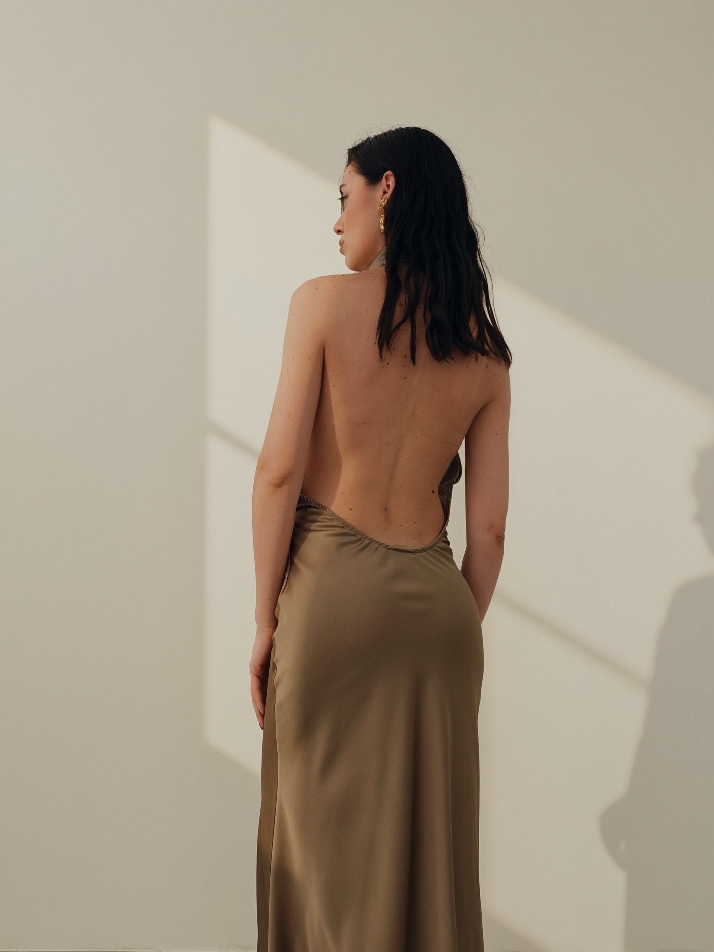 LONG DRESS PARTENOPE - BRONZO 60503
