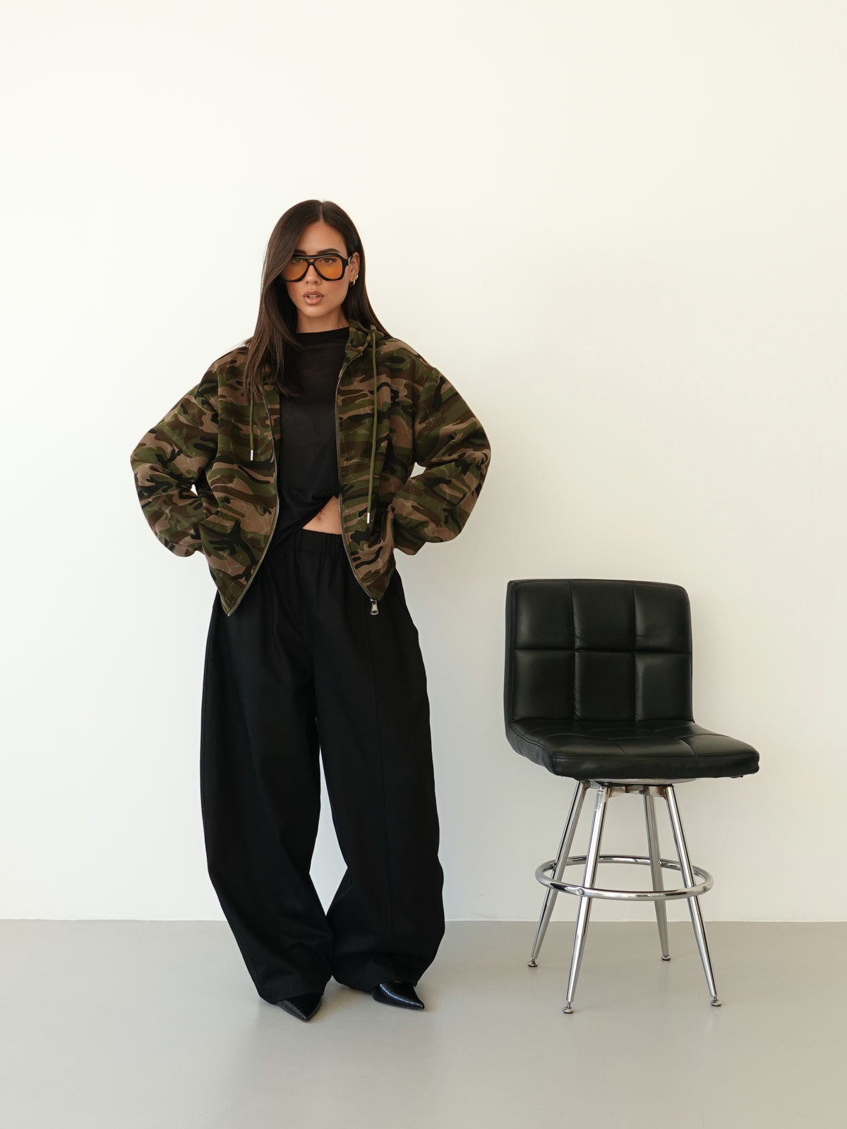 PANTALONI BALLOON LONDON - NERO 15074