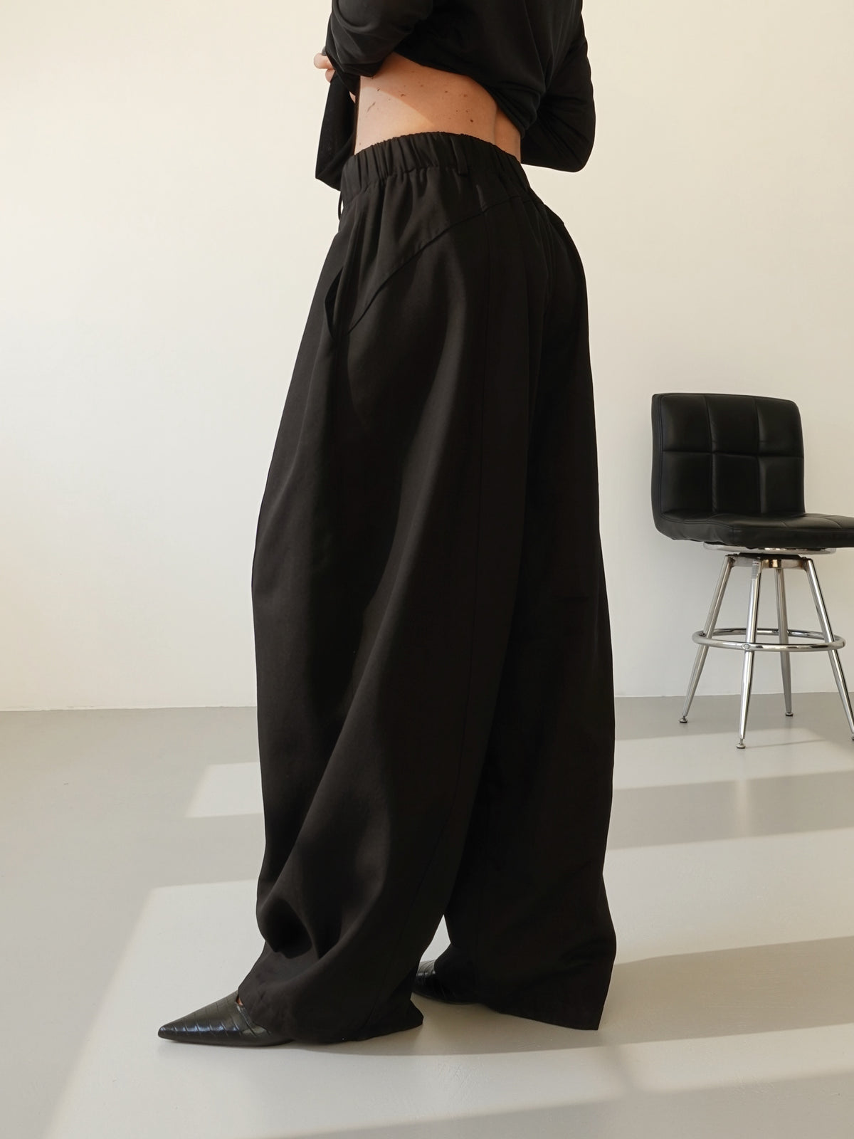 PANTALONI BALLOON LONDON - NERO 15074